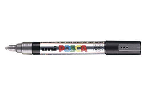 Pennarello Uni Posca Pc5M Argento 1Pz