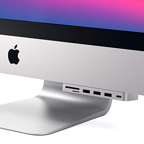 Satechi Hub Pro Morsetti Tipo-C Alluminio Con Porta Dati Usb-C, Dati Usb-A 3.0, Lettore Schede Micro/Sd, Compatibile Con Imac E Imac Pro 2020/2019/201
