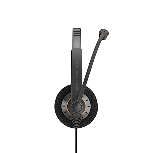 Epos I Sennheiser Impact Sc 30 Usb Ml - Auricolare - Sull'Orecchio - Cablato - Usb - Nero Con Riflessi Arancio