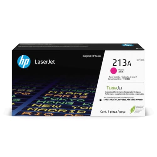 Hp 213A W2133A, Cartuccia Toner Originale Hp Da 3000 Pagine, Compatibile Con Le Stampanti Hp Laserjet Enterprise 5700, Mfp 5800, 6700, 6701, Mfp 6800,