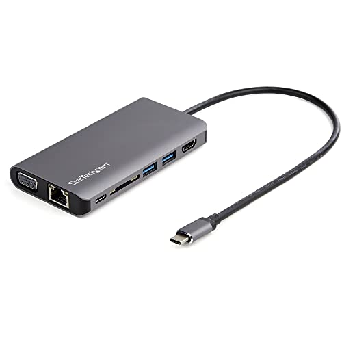 Startech.Com Dkt30Chvausp Base Para Portátil Y Replicador De Puertos Alámbrico Usb 3.2 Gen 1 (3.1 Gen 1) Type-C Negro, Gris
