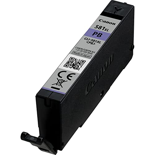 Canon Cli-581Xl Pb - Cartuccia Certificata Canon - Formato Xl - Blu Fotografico - Imballaggio Cartone Riciclabile