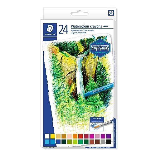 Staedtler 223 C24 Pastelli Acquerellabili Karat Aquarell – Multicolore (Confezione Da 24)