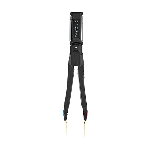 Miniware Dt71 Misuratore Lcr Per Pinzette Digitali, Test Per Smd/Resistore/Condensatore/Induttanza/Tensione/Frequenza/Diodo, Riconoscimento Automatico