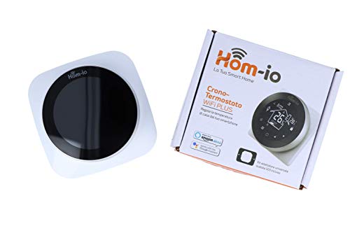 Hom-Io | Cronotermostato Smart Wi-Fi Plus Per Caldaia E Boiler A Gas, Termostato Digitale, Imposta E Gestisci La Temperatura, Programmazione Settimana
