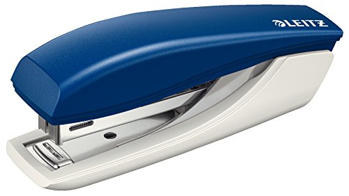 Leitz Mini Cucitrice Da Ufficio, Capacità Fino A 10 Fogli, Blu, Design Ergonomico, Gamma Nexxt, Box, 55170035