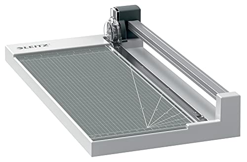 Leitz Precision Taglierina Per La Casa E L'Ufficio Con Lama Bypass E Guida Di Allineamento Per Un Taglio Dritto, Taglia Fino A 10 Fogli Di Carta Da 80