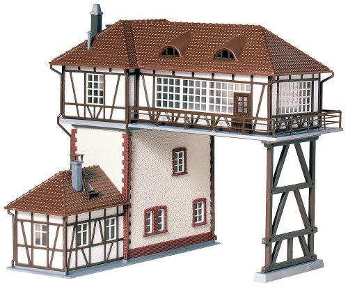 Faller Reiterstellwerk - Modellino Con 133 Pezzi, 179 X 168 X 160 Mm, Accessori Ferroviari H0 Edificio I Modelleisenbahn H0