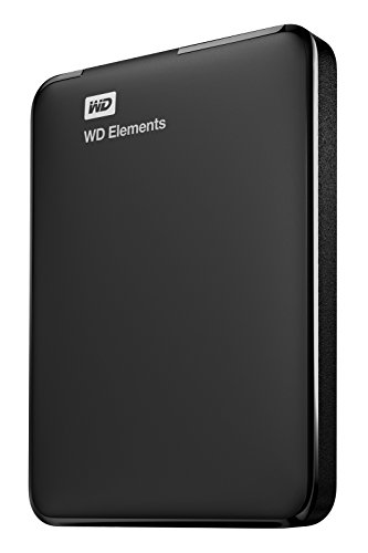 Western Digital Dysk Zewnętrzny Hdd Wd Elements Portable 2Tb Czarno-Biały (Wdbu6Y0020Bbk-Wesn)