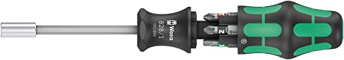 Wera - 05051510001 - Giravite Con Alloggiamento Inserti, Kraftform Kompakt 27 Set 1, 7 Pezzi