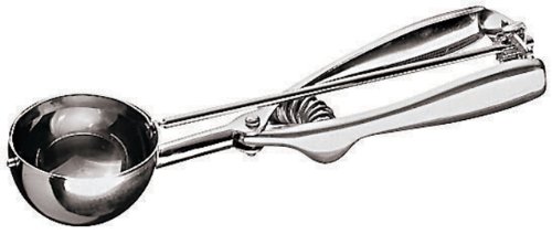 Paderno Ice Cream Scoop, 41473-44 Porzionatore Gelato, Diametro 44 Mm, Argento