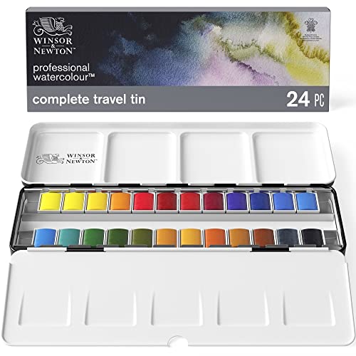 Professional Watercolor 24 Mezzi Godet Sketcher
