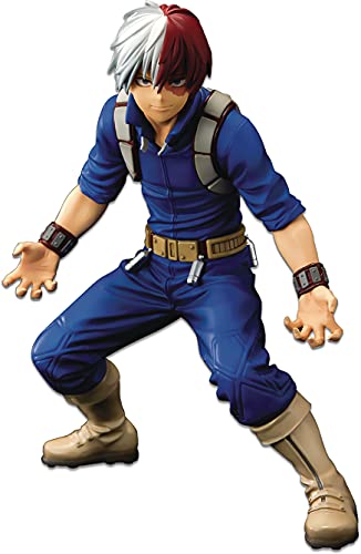 Banpresto Figura De Accion My Hero Academia - World Figure Colosseum - Modeling Academy Super Master Stars Piece - The Shoto Todoroki (The Brush), Mul