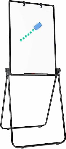 Stagecaptain Wb-9060 Lavagna Magnetica Bianca Doppia Faccia - Cavalletto Entrambi Lati Utilizzabili - Whiteboard Con Treppiedi A Fogli Mobili - Pennar