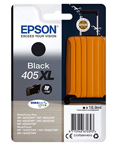 Epson Trolley Serie 405Xl, Cartuccia Nero Durabrite Ultra Ink, Formato Xl
