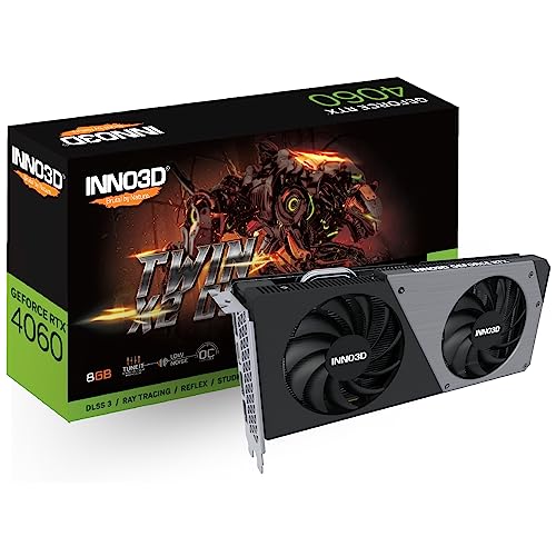 Inno3D Inno3D Geforce Rtx 4060 Twin X2 Oc - Videokaart (N40602-08D6X-173051N)