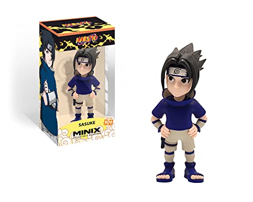 Minix Collectible Figurines-11315 Figura Minimix 12 Cms Sasuke Di Naruto, Colore Colorato, Único, 11315