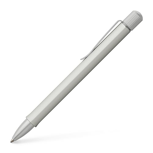 Faber-Castell 140594 - Penna A Sfera Hexo, Argento Opaco, 1 Pz.