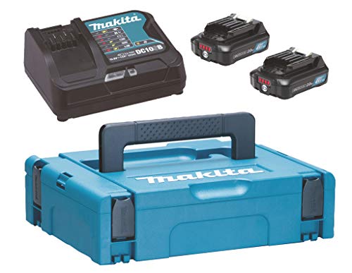 Makita 197658-5 - Confezione 2 Batterie 10.8V 2Ah + Caricabatterie Dc10Sb