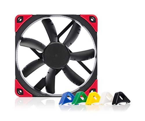 Noctua Nf-S12A Pwm Chromax.Black.Swap, Ventola Silenziosa Di Qualità Premium, 4-Pin (120 Mm, Nero)