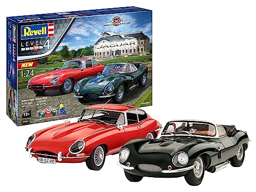 Tescoma- Revell 1:24-100 Anni Set Regalo Jaguar 100Th Anniversary, Colore Non Verniciato, 05667