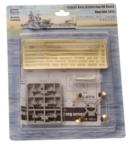 Trumpeter 06625 Modellino Scala 1:350 - Italian Navy Battleship Rn Roma Ungrade Sets