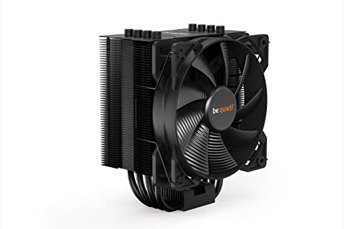 Be Quiet! Pure Rock 2 Black, Cpu Cooler Raffreddatore, 150W Tdp, Pure Wings 2 120Mm Pwm,4 6Mm Heatpipes, Design Asimmetrico, Torre Singola, Bk007