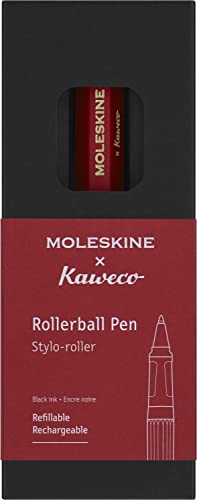 Moleskine X Kaweco, Penna Roller Ricaricabile In Plastica Abs, Per Scrivere E Prendere Appunti, Ricaricabile Con 0,7 Mm Di Inchiostro Nero Incluso, Co