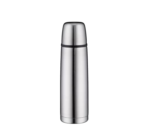 Alfi Isotherm Dv 500Ml, Borraccia Isolante In Acciaio Con Bicchiere, Chiusura A Vite A Tenuta Ermetica, Tiene Caldo Per 12 Ore, Anti-Impronte, Durevol