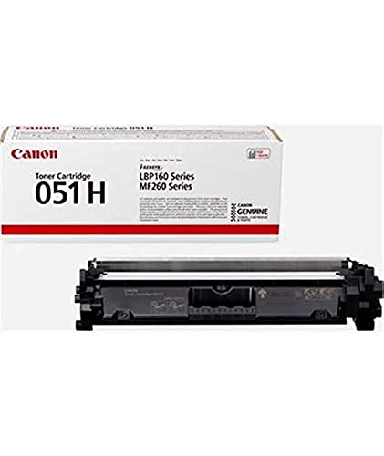 Canon Cartuccia 051 H Toner Toner Nero, Rendimento 4100 Pagine, Imballo In Cartone