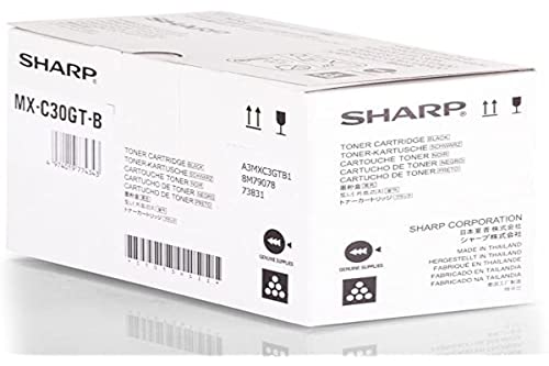 Sharp Mxc30Gtb Toner Cartridge 1 Pc(S) Original Black