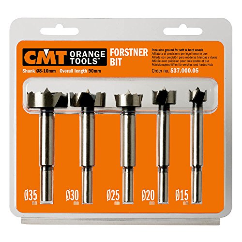 Cmt 537.000.05 - Estuche 5 Brocas Tipo Forstner S=8/10 L=90 Kss Dx