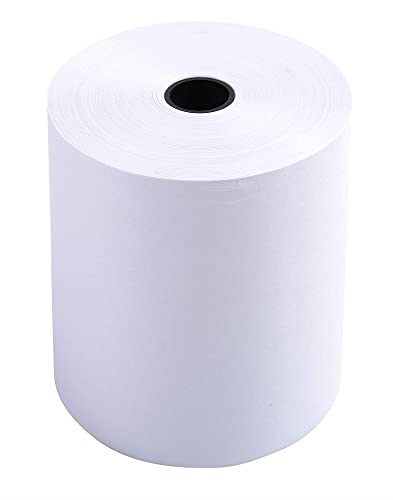 Bobines Pour Caisses - 1 Pli Extra-Blanc 60G/M - 76Mm X 70Mm X 12Mm (44M)