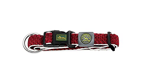 Hunter Hilo Vario Basic L-Xl Dog Collar - Red