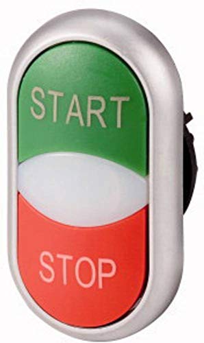Eaton 216702 - Pulsante A Doppio Pulsante, Rilevatore Di Luce, Colore: Verde/Bianco/Rosso
