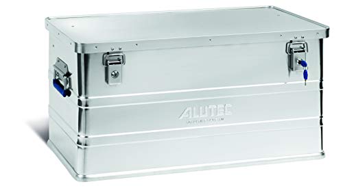 Alutec Scatola In Alluminio Classic 93 (Capacità Di 93 Litri, Dimensioni Interne (Lxpxh) 750 X 350 X 355 Mm/Dimensioni Esterne (Lxpxh) 775 X 385 X 375