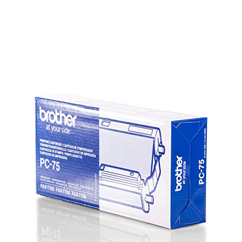 Brother Cartr/Donorrol Fax-T104/106 - Toner Per Stampante Laser, 144 Pagine, Nero