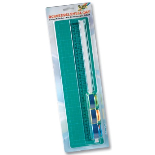 Bringmann - Righello Con Taglierina E Tappetino Di Taglio, 35 Cm