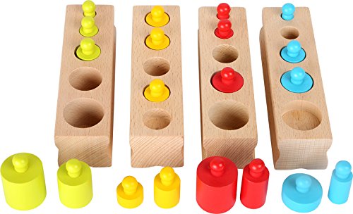 Small Foot Gioco Ad Incastro, Gioco Di Apprendimento Montessori Per Ordinare, Contare E Misurare, 10525