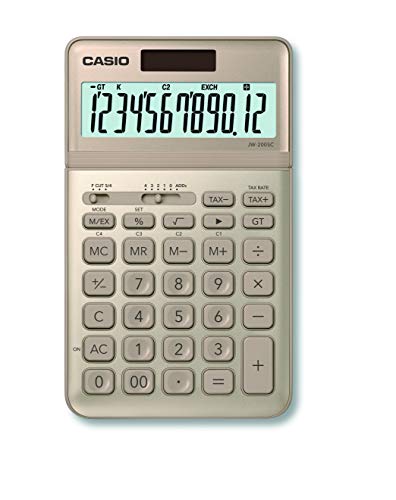 Casio Jw 200 Sc Gd Calcolatrice Da Scrivania Oro