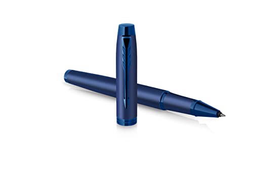 Parker Rollerball Im Monocromatico Blue Pvd F Nero