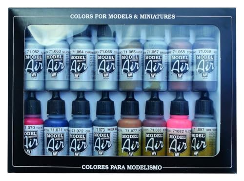 Vallejo Model Air Set - Wwii German (X16 Colours) - Val71179
