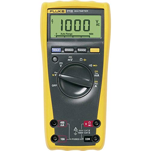 Fluke-77-4/Eur,Industrial Multimeter, 1000V Cat Iii, Europe