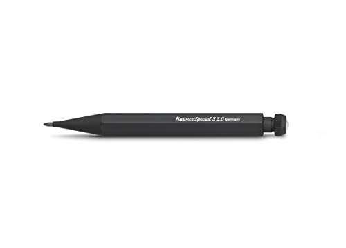 Kaweco 10000536 Special S Portamine 2 I In Alluminio Di Alta Qualità Con Otto Spigoli Ottogonali, Portamine A Pressione Da 10,5 Cm, Penna A Pressione