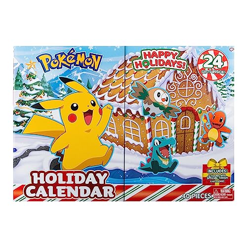 Jazwares Pokémon Calendario Dell'Avvento Battaglia Figures Holiday 2023*Versione De/It/Nl*