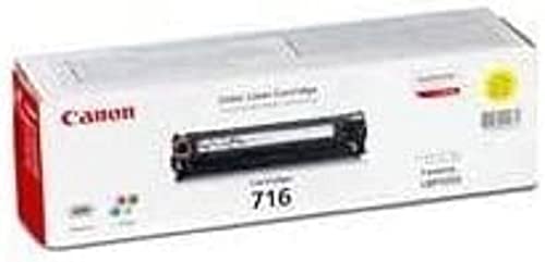 Canon Cartuccia 716 Y Toner Giallo, Rendimento 1500 Pagine, Imballo In Cartone