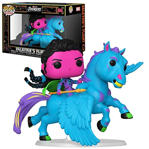 Marvel Comics - Valkyrie Black Light Us Esclusiva #86 Pop! Ride
