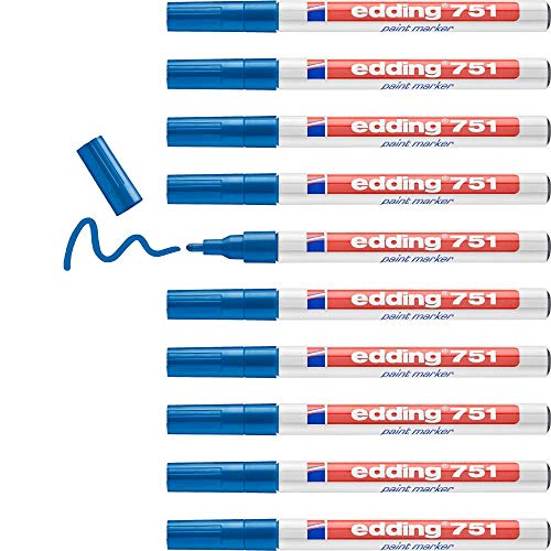 Edding 751 Paint Marker Blue (10)