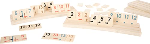 Small Foot 12224 Ramino "Gold Edition" In Legno, Gioco Di Società Dai Colori Moderni Per Tutta La Famiglia, Dai 7 Anni