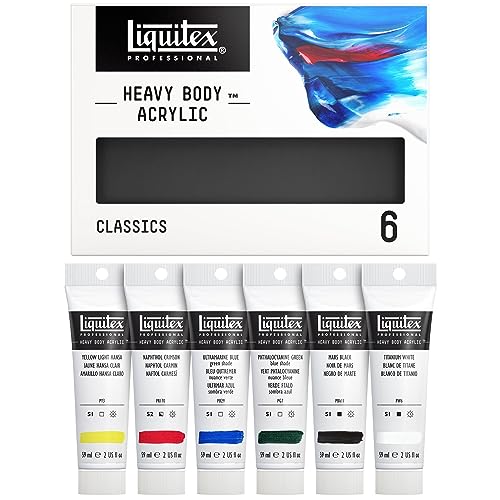 Liquitex Heavy Body - 6 Tubi Da 59 Ml "Set Classico"